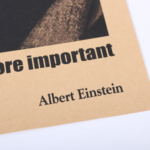 FREE Albert Einstein Poster  " Imagination Is More Important Than Knowledge "