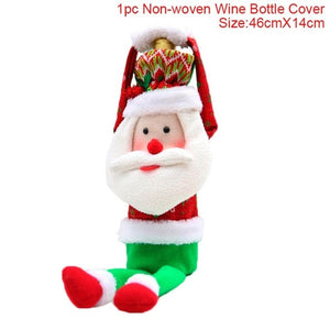 Christmas Wine Bottle Cover