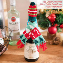 Load image into Gallery viewer, Christmas Wine Bottle Cover