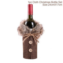 Load image into Gallery viewer, Christmas Wine Bottle Cover